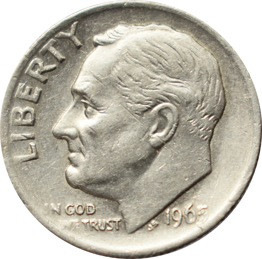 Spojené štáty 1 Dime 1967