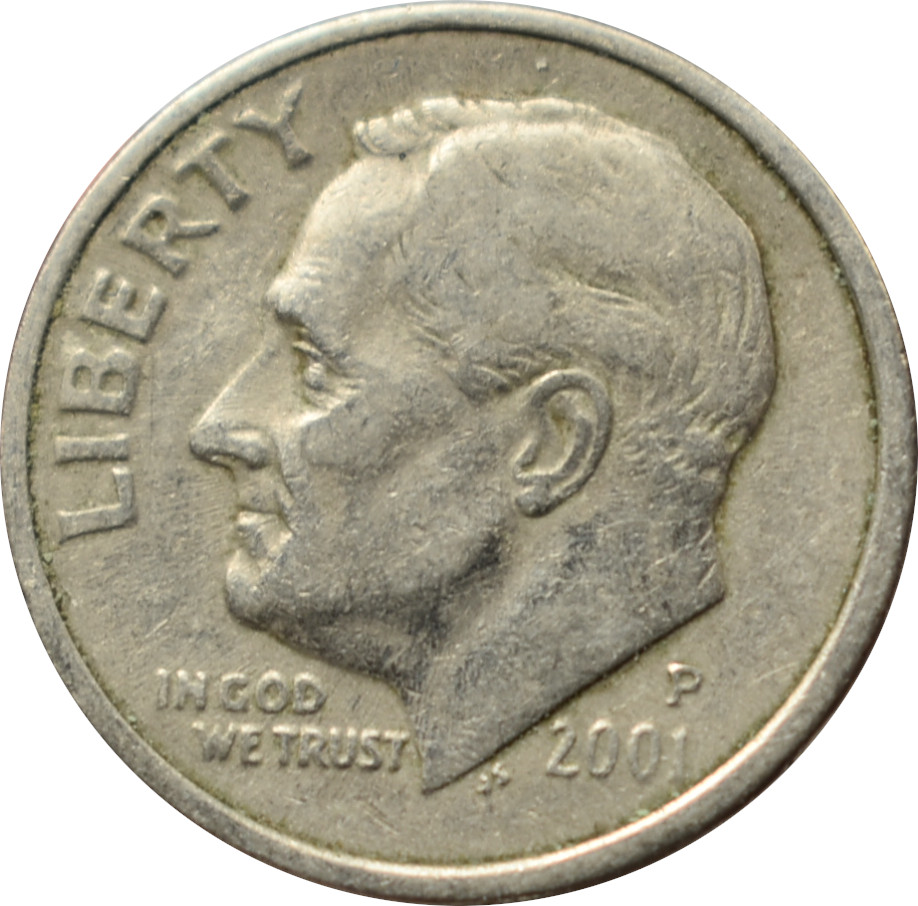 Spojené štáty 1 Dime 2001 P