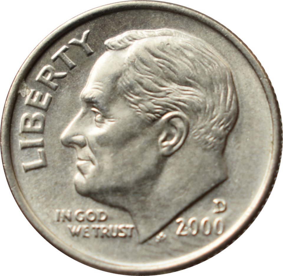 Spojené štáty 1 Dime 2000 D