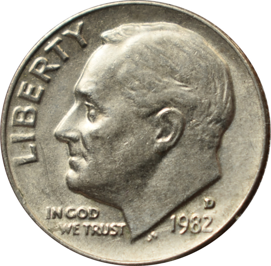 Spojené štáty 1 Dime 1982 D