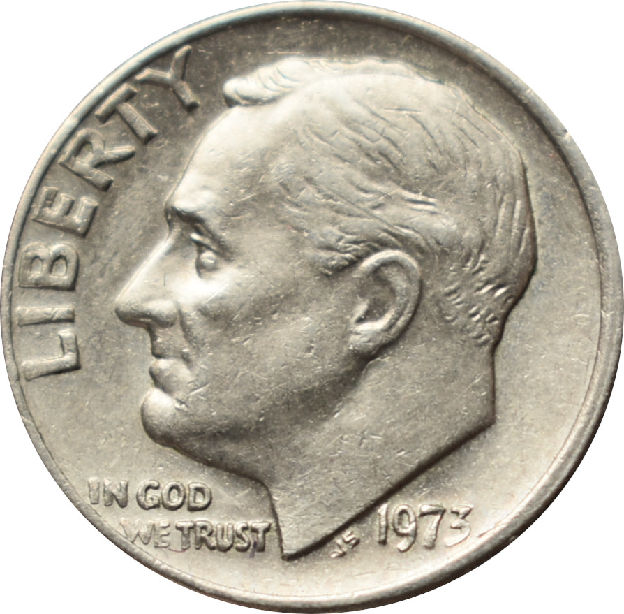 Spojené štáty 1 Dime 1973