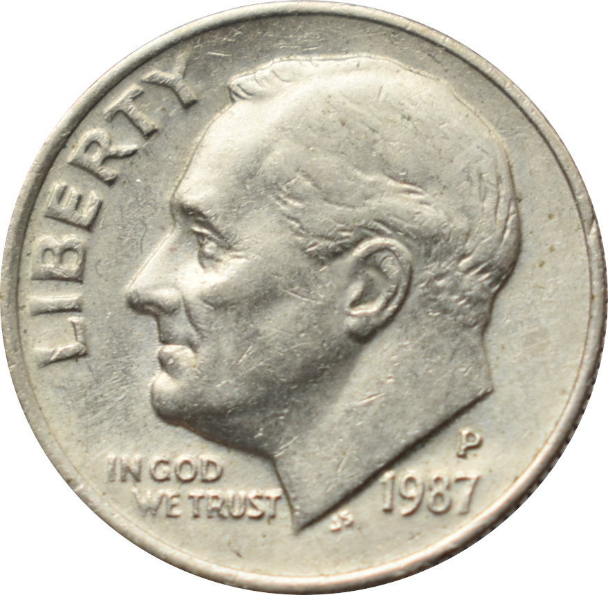 Spojené štáty 1 Dime 1987 P