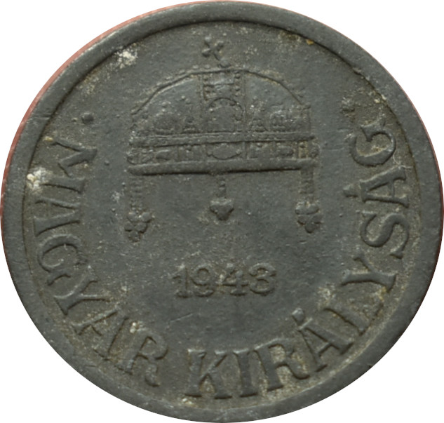 Maďarsko 2 Fillér 1943 BP.