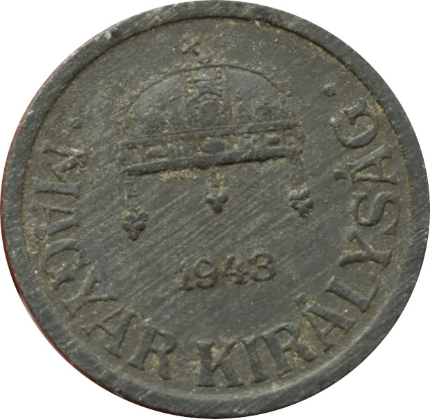 Maďarsko 2 Fillér 1943 BP.