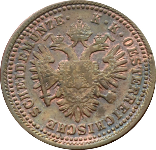 F.J. 1 Kreuzer 1851 A