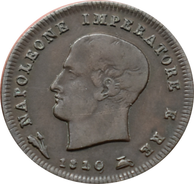 Taliansko Napoleon I. 3 Centesimi 1810 B