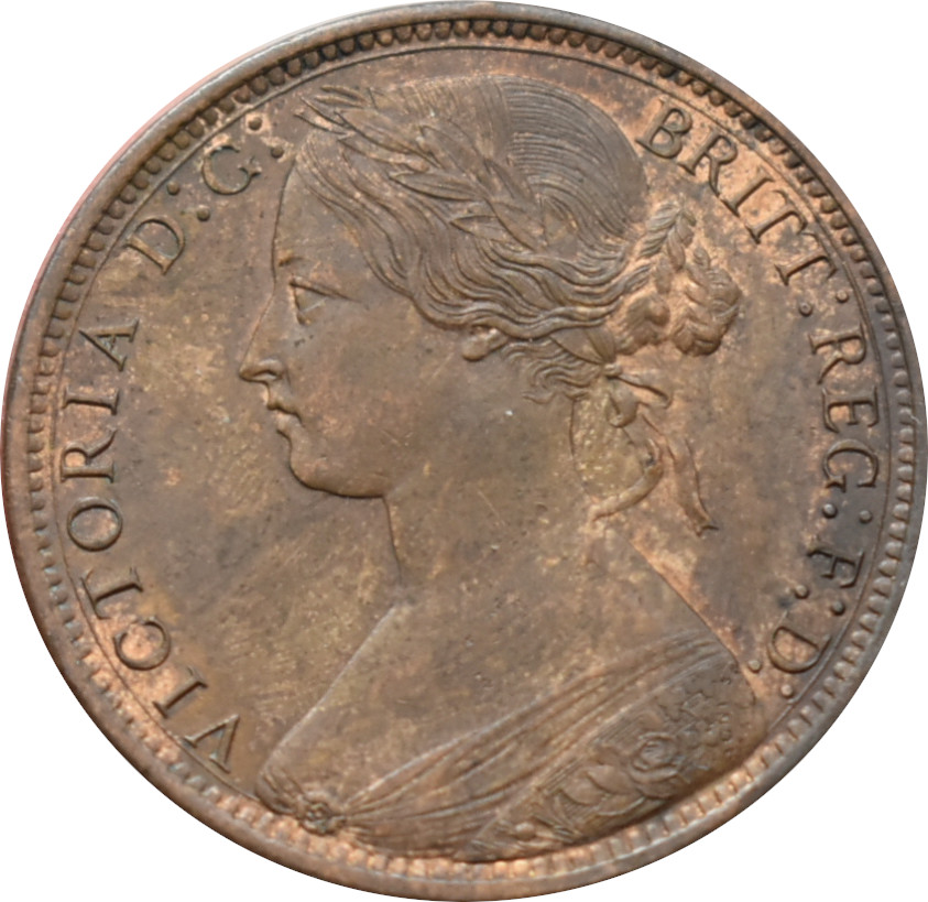 Anglicko 1 Penny 1873