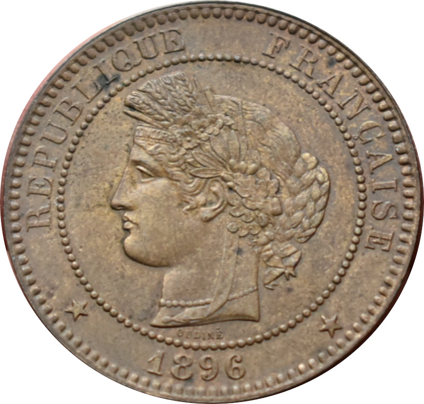 Francúzsko 10 Centimes 1896 A