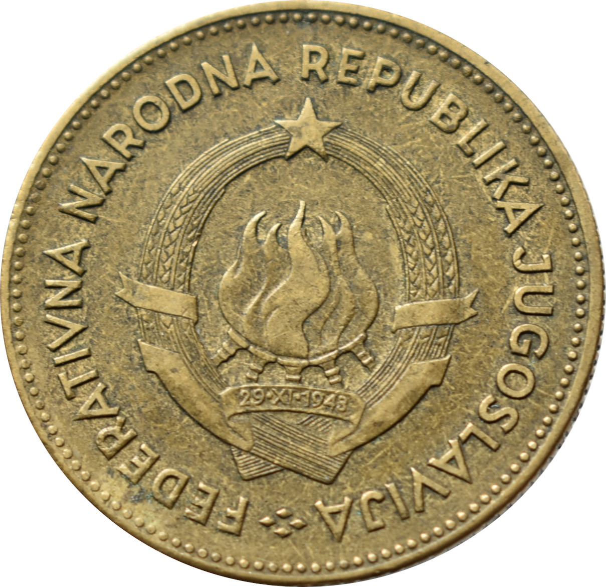 Juhoslávia 50 Dinara 1955