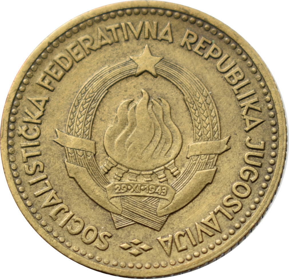 Juhoslávia 10 Dinara 1963