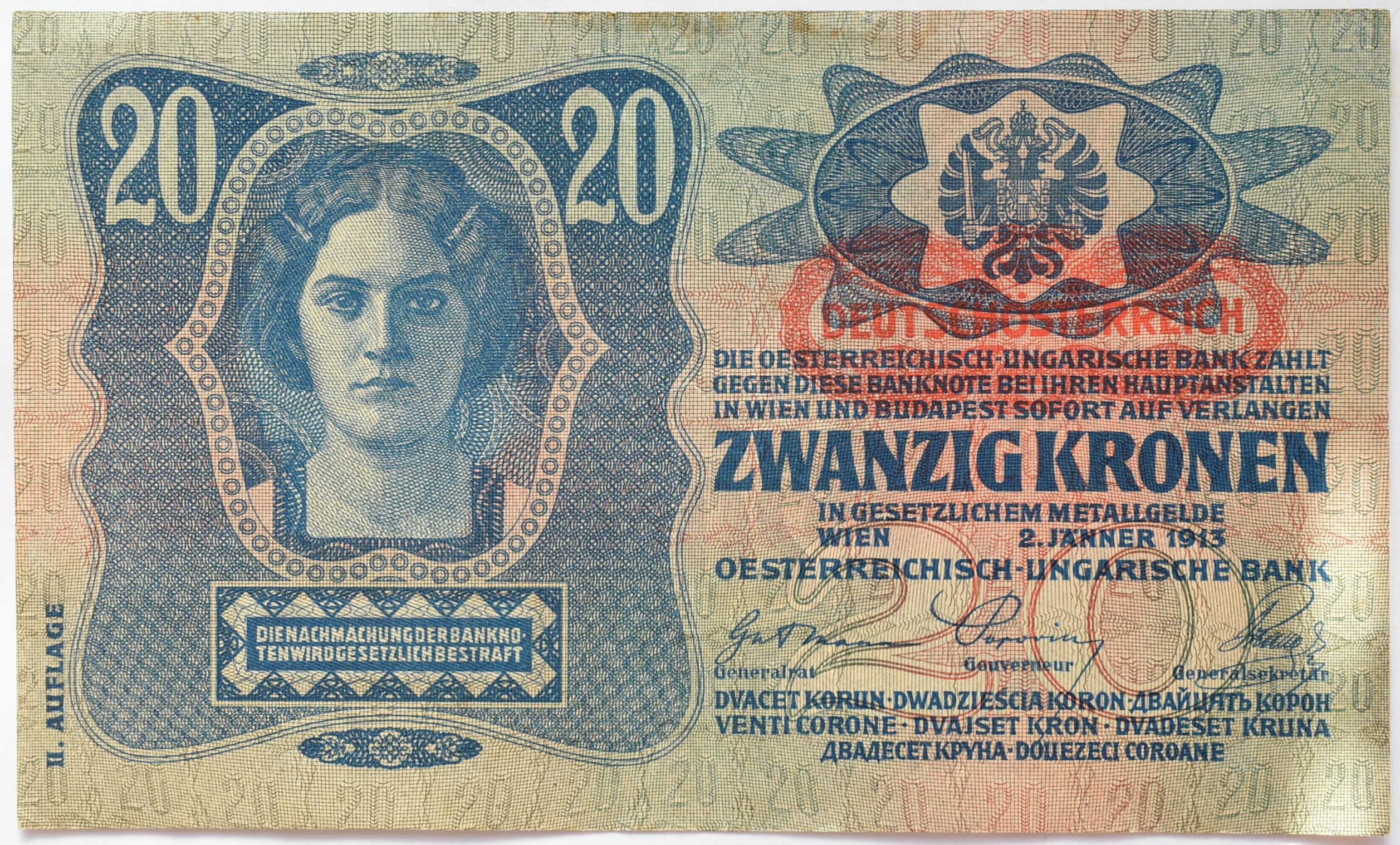 F.J. 20 Korona 1913