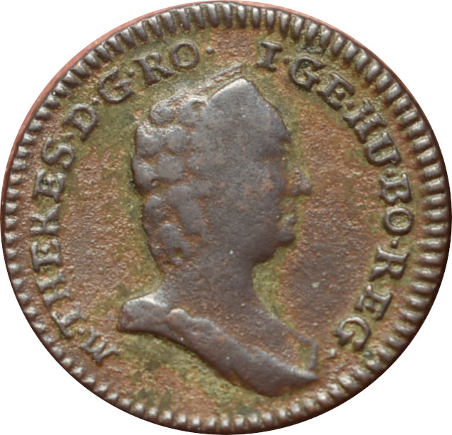Mária Terézia 1/2 Kreutzer b.l.