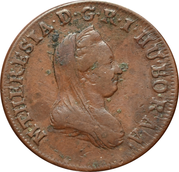Mária Terézia Ein Kreutzer 1780 S