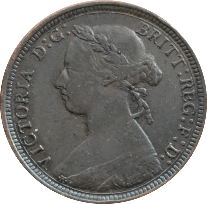 Anglicko 1/2 Penny 1889