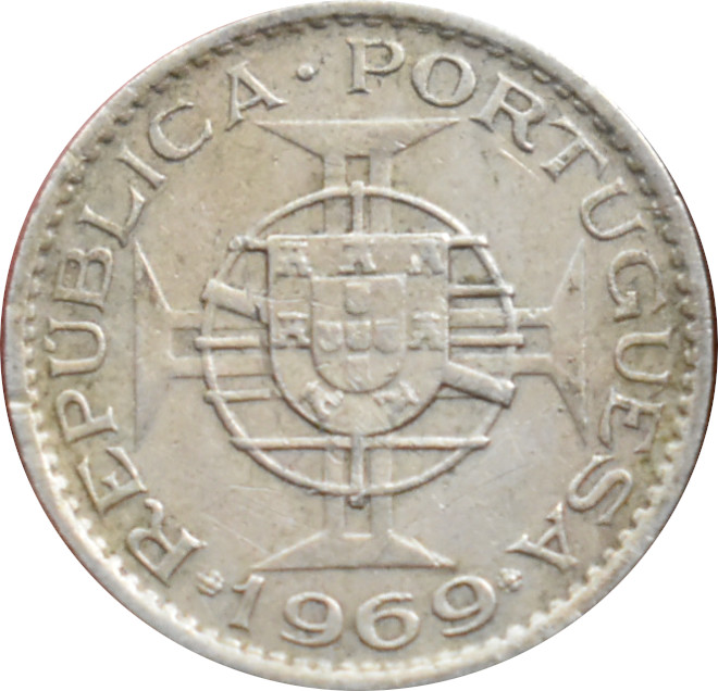 Portugalský Angola 2,5 Escudos 1969