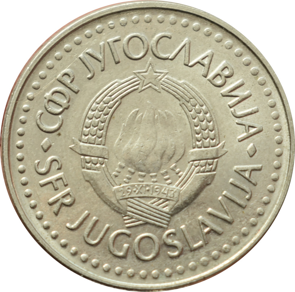 Juhoslávia 50 Dinara 1988