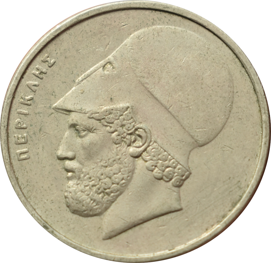 Grécko 20 Drachmas 1988