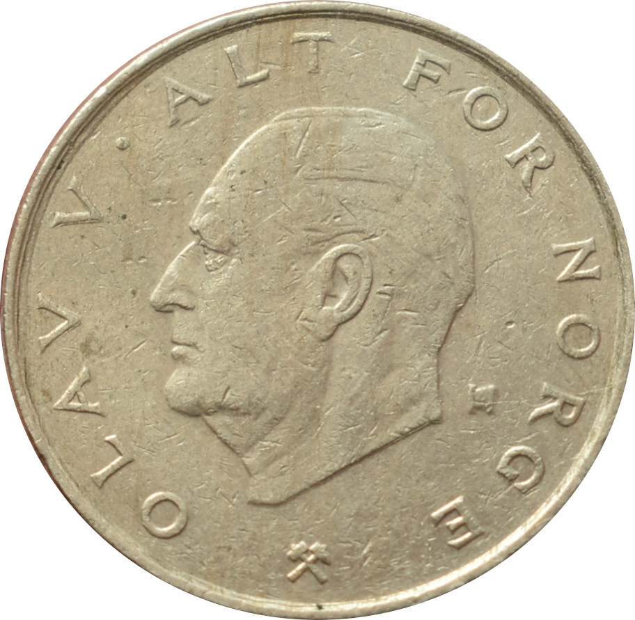 Nórsko 1 Krone 1987