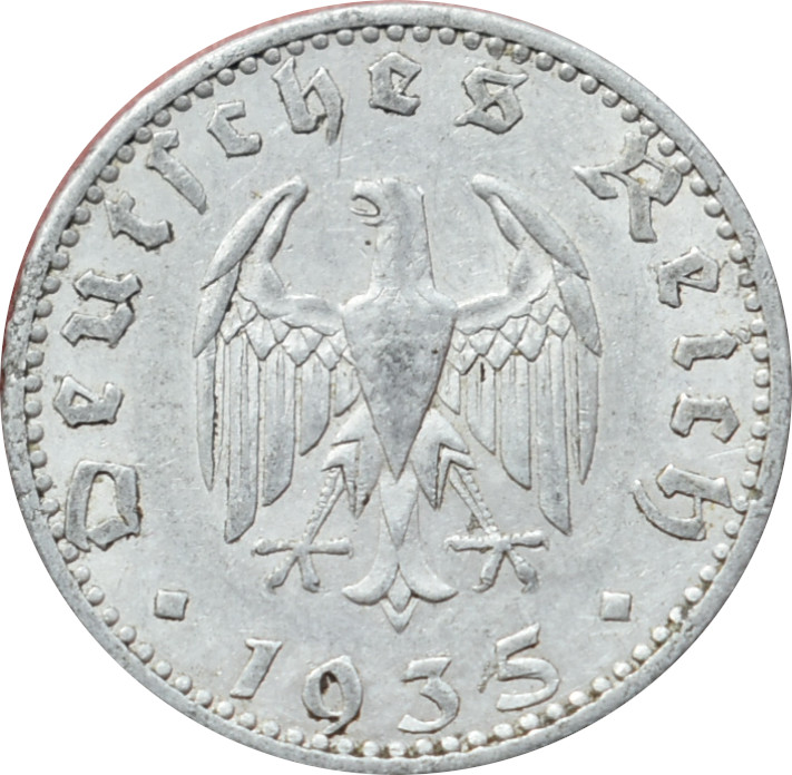 Nemecko - Tretia ríša 50 Reichspfennig 1935 A