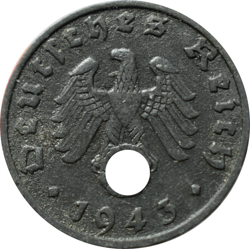 Nemecko - Tretia ríša 1 Reichspfennig 1943 B