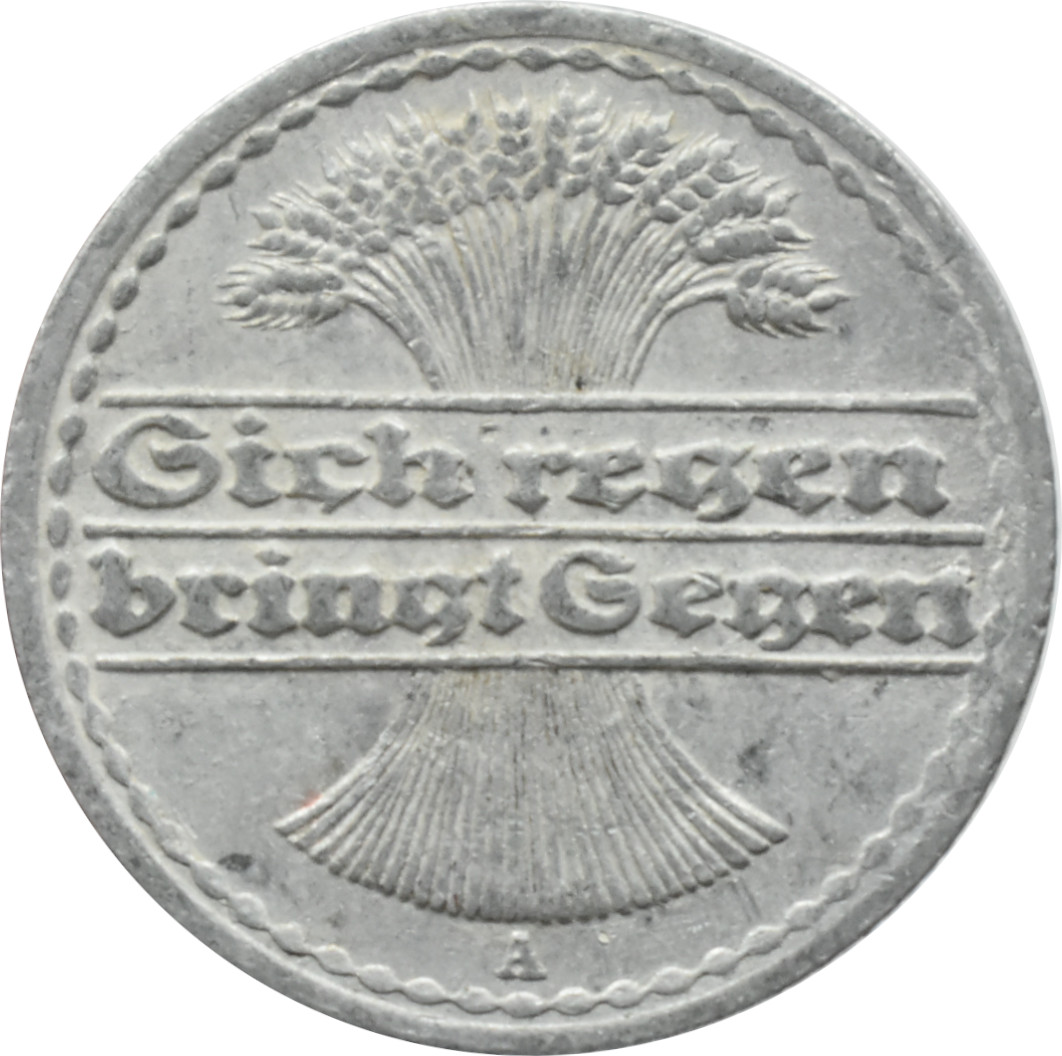 Nemecko - Weimarská republika 50 Pfennig 1920 A