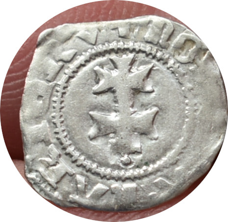 Mária 1382-1387 Denár