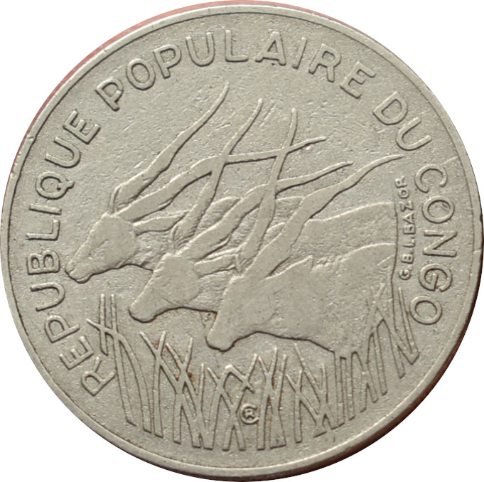 Kongo 100 francs 1982