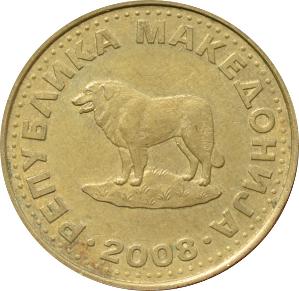 Macedónsko 1 Denar 2008