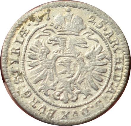 Karol VI. 1 Kreuzer 1725
