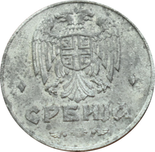 Srbsko 1 Dinar 1942