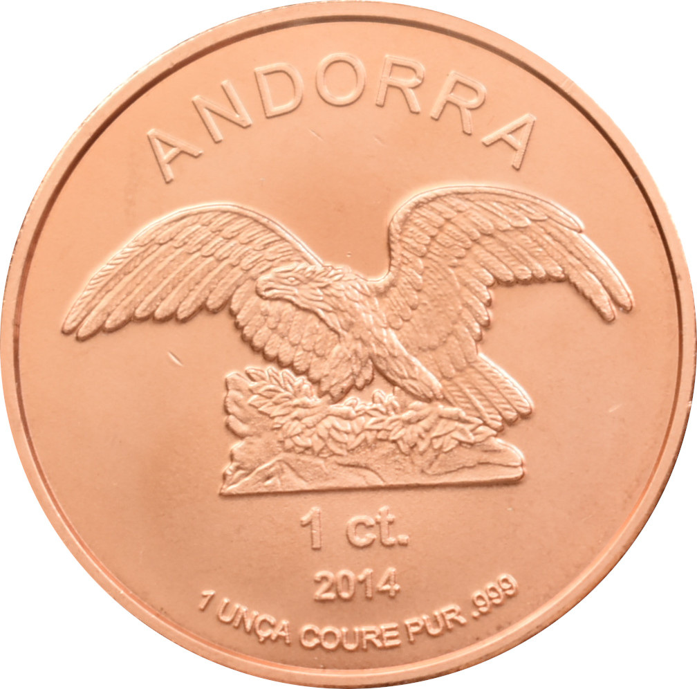 Andorra 1 Centim 2014