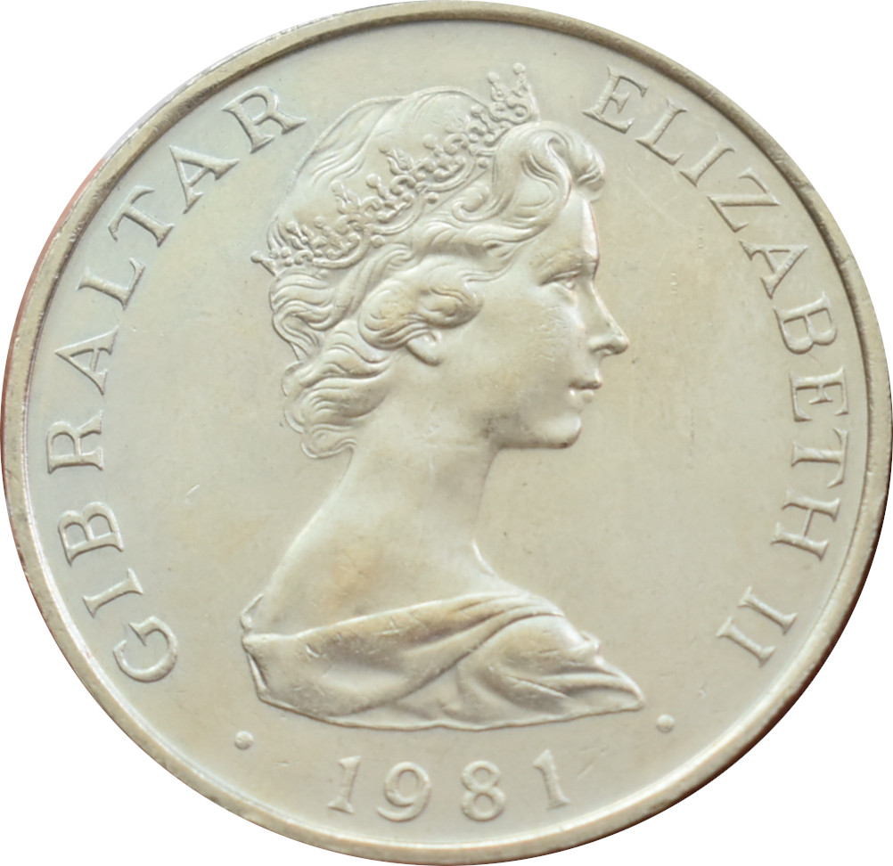 Gibraltár 1 Crown 1981