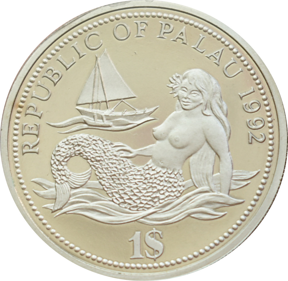 Palau 1 dolár 1992