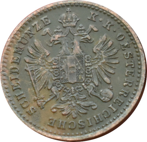 F.J. 1 Kreuzer 1881 b.z.