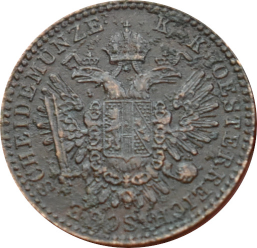 F.J. 1/2 Kreutzer 1851 A
