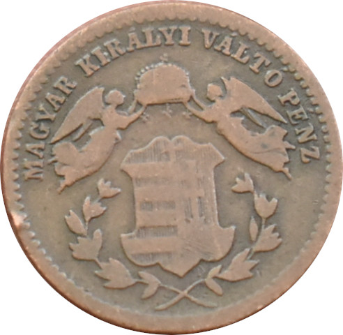 F.J. 1 Krajcár 1872 K.B.