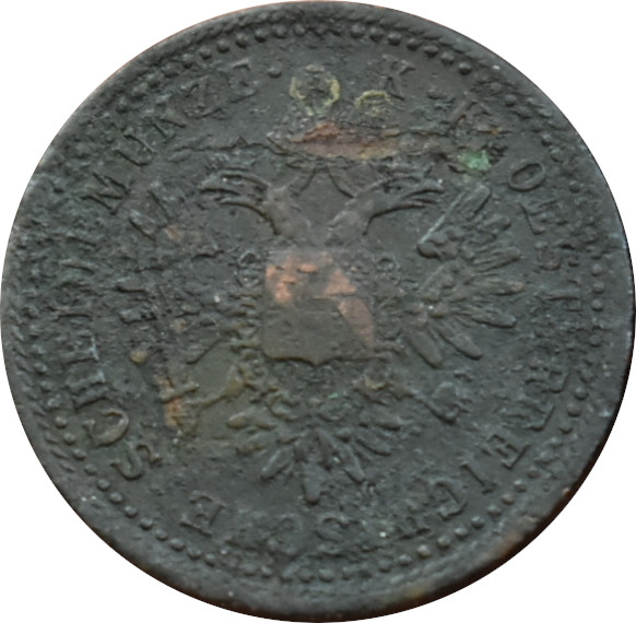 F.J. 1 Kreuzer 1851 G