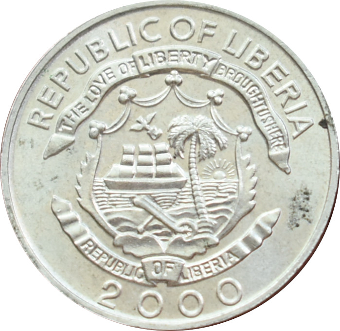 Libéria 5 Cents 2000