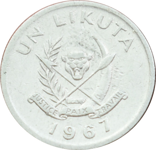 Dem.Rep.Kongo 1 Likuta 1967