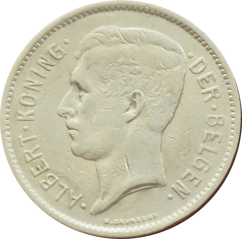 Belgicko 5 Frank 1931