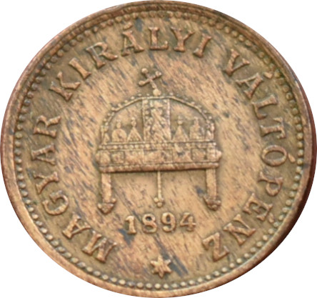 F.J. 1 Fillér 1894 K.B