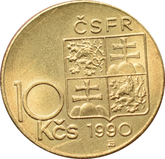 ČSFR 10 Kčs 1990 M.R