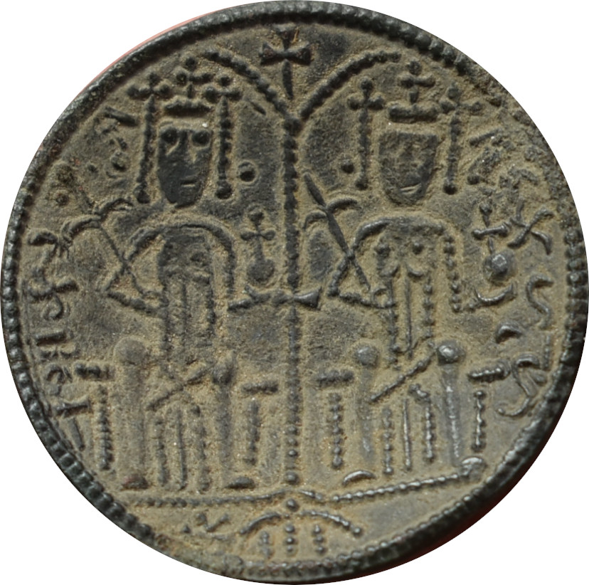 Belo III. 1172-1196 denár  Byzantský typ