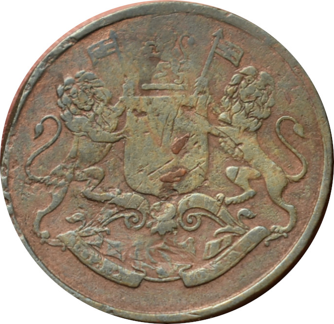 Britská India 1/4 Anna 1833