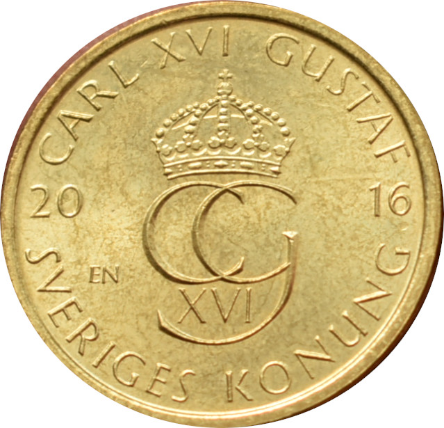 Švédsko 5 Kronor 2016