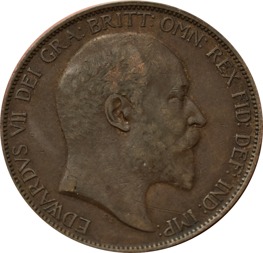 Anglicko 1 Penny 1906