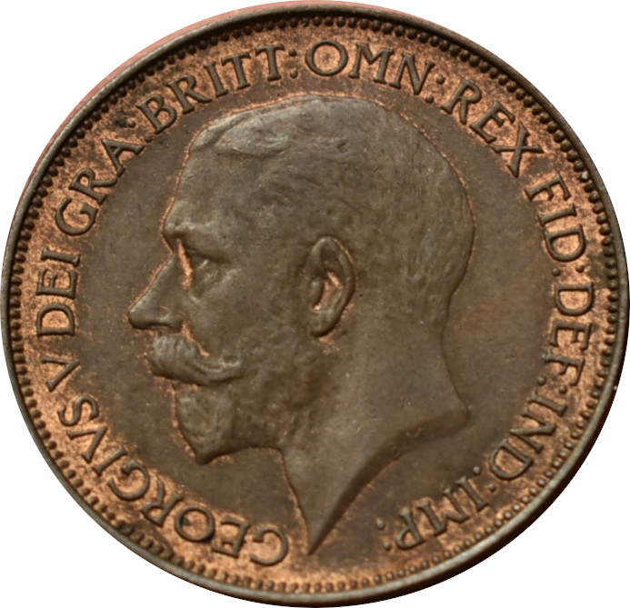 Anglicko 1/2 Penny 1924