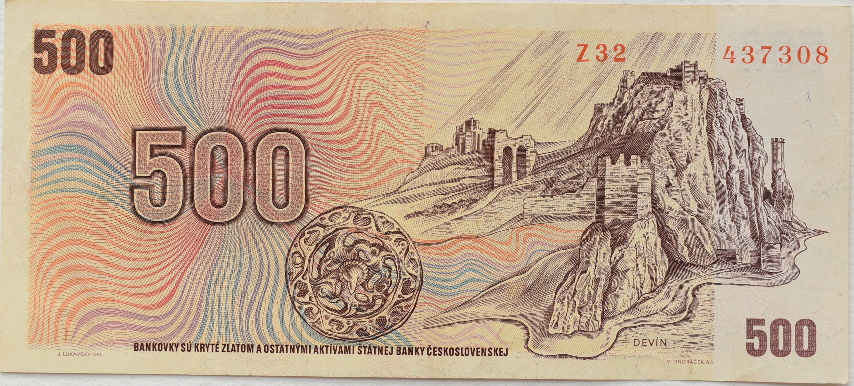 Československo 500 Korún 1973