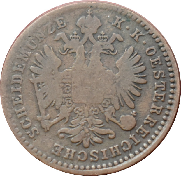 F.J. 1 Kreuzer 1859 E