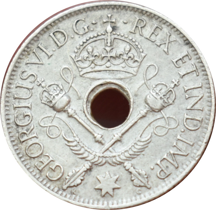 Nová Guinea 1 Šiling 1945